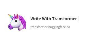 Write With Transformer