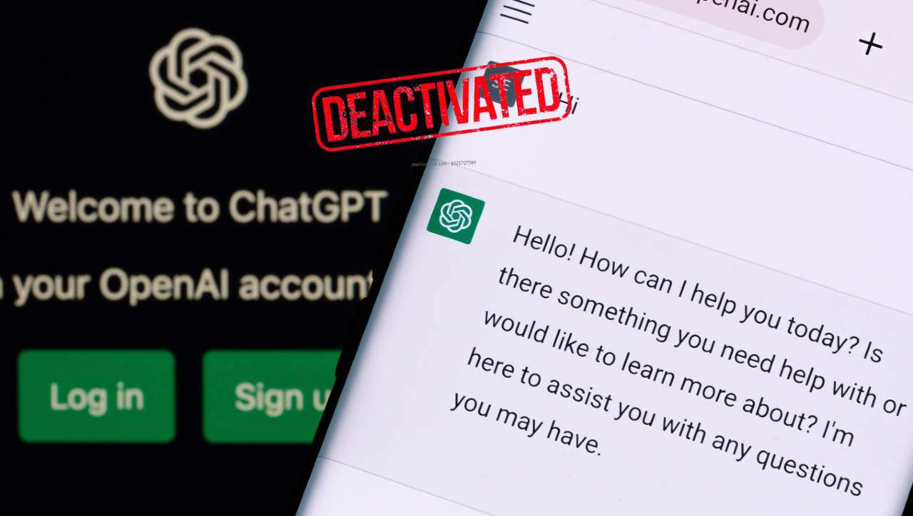 ChatGPT Account Deactivated