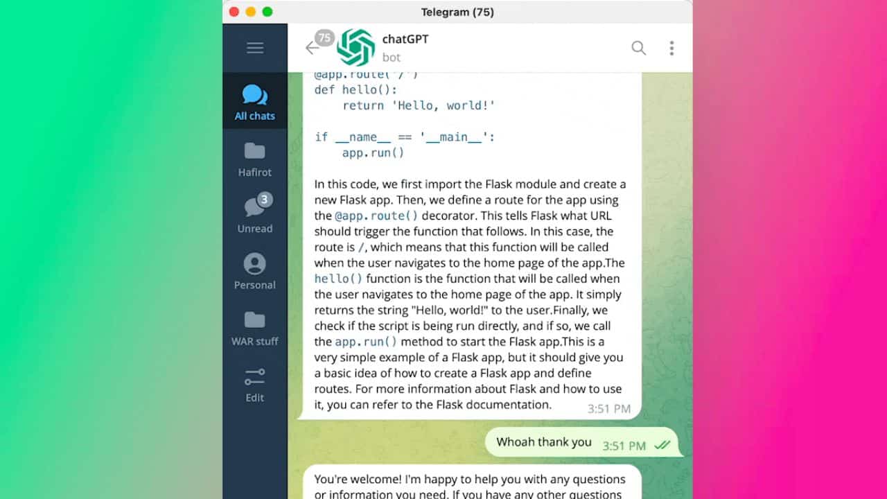 How to Use ChatGPT on Telegram