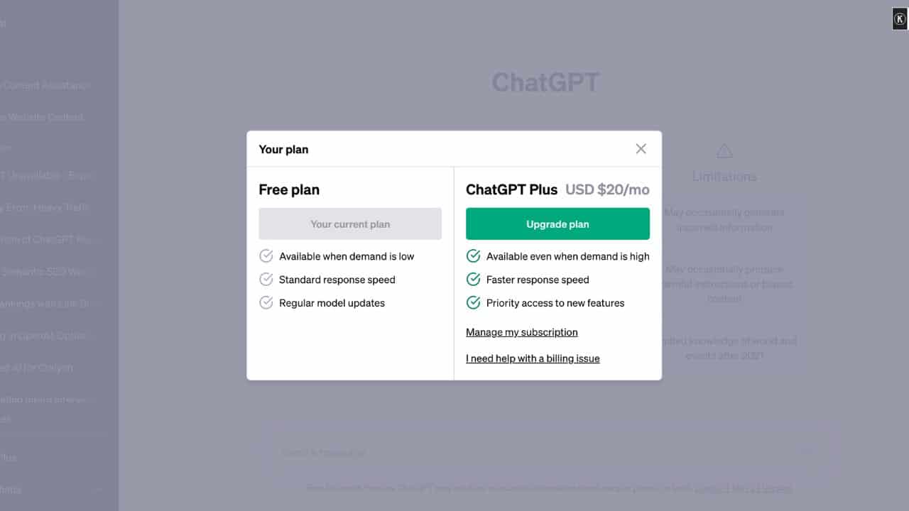 how to cancel my chatgpt 4 subscription