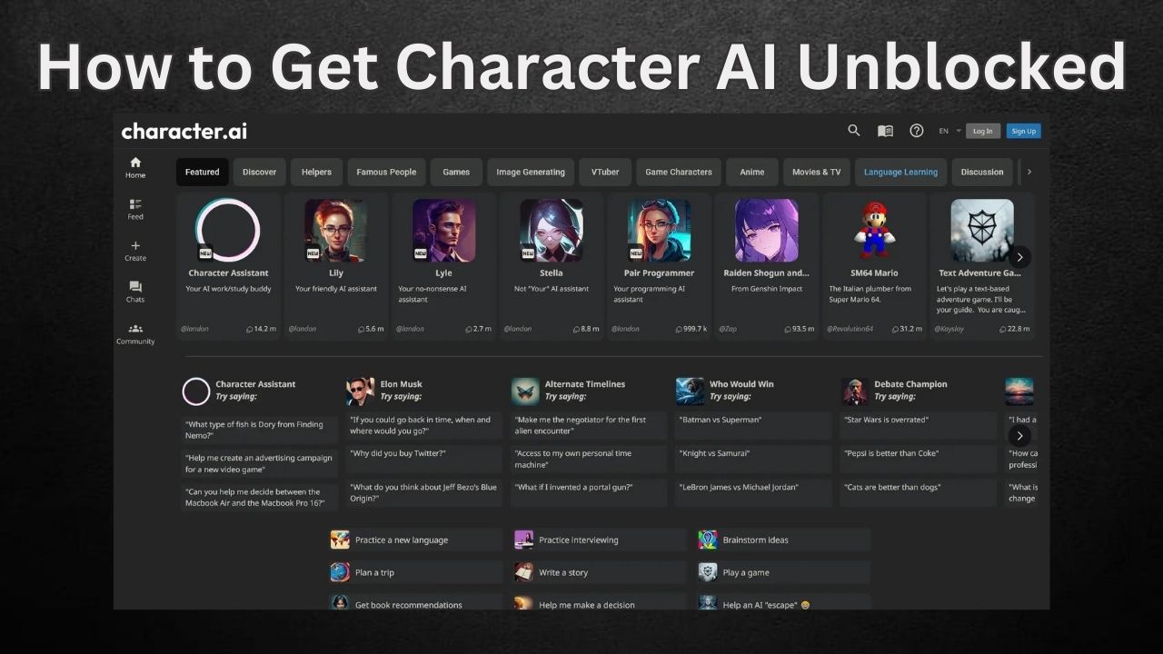 How to Get Character AI Unblocked