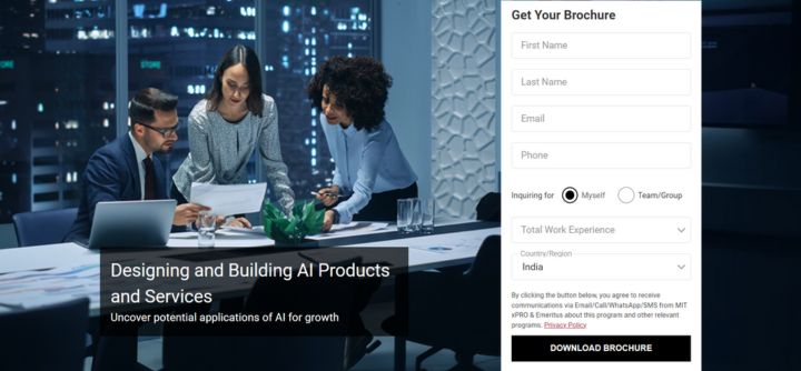 Designing and Building AI Products and Services by MIT xPro