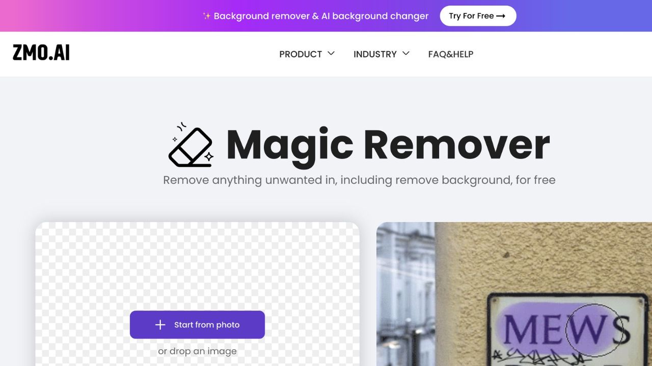 Remover ZMO AI logo